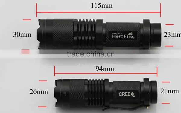 Strong Light Flashlight Wholesale Zoom Scale Mini Led Flashlight photo-5