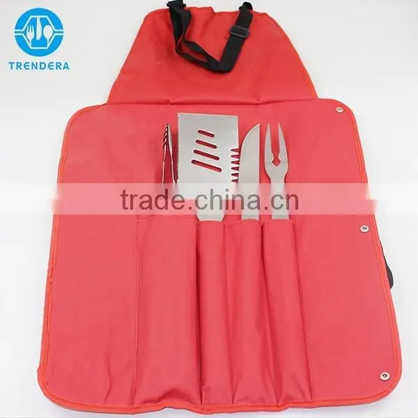Best Wholesale Bbq Apron With Grill Tools Set Package photo-2