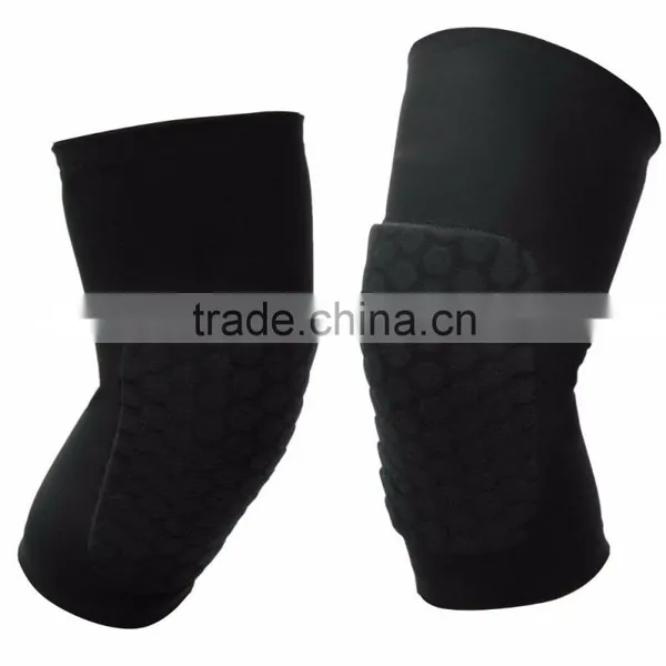 Custom Black Basketball Knee Pads