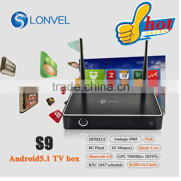 2016 !!! Smart QuadCore 8GB/16GB Aluminum Case KODI 14.2 Amlogic S905 Android 5.1 TV Box photo-6