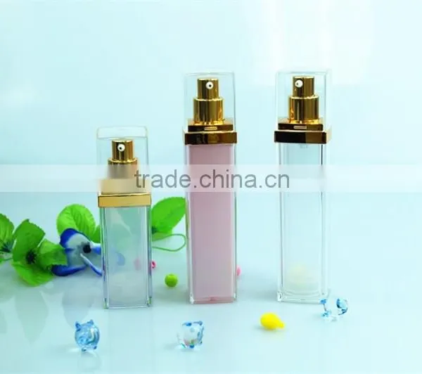 Acrylic Square Airless Skin Care Use Pump Bottles photo-3