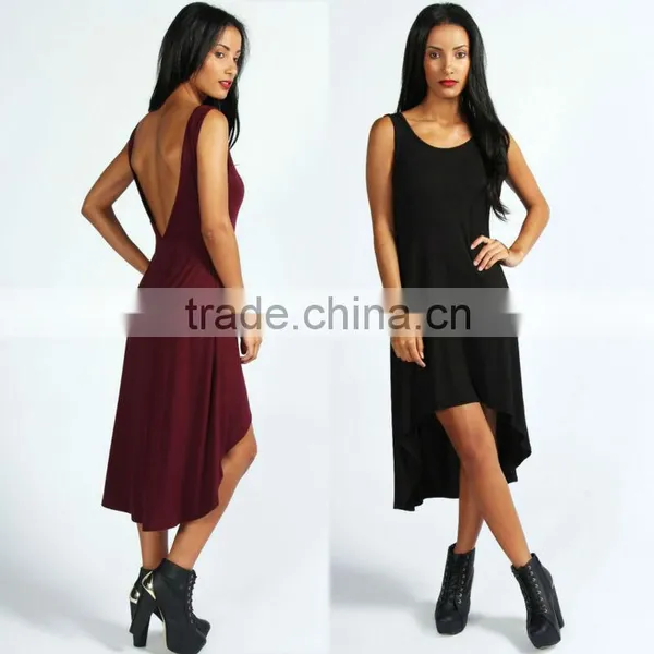 Back Cutout Swing Sexy Dress