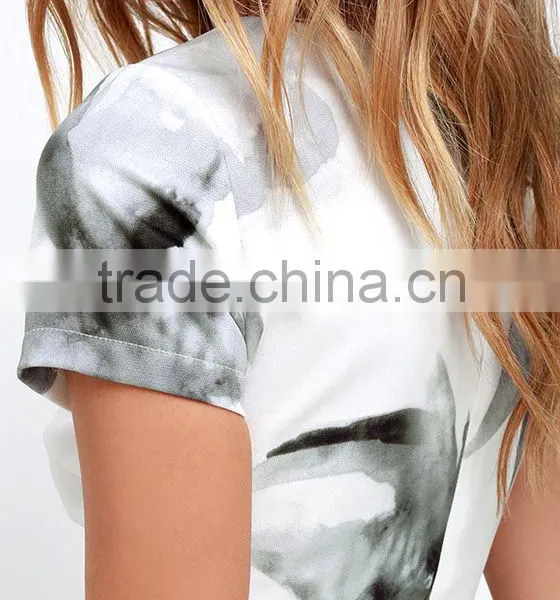 2016 Women Apparel New Printed Women Dress 2 Pieces Apparel With Custom Prints Quality Choice photo-6