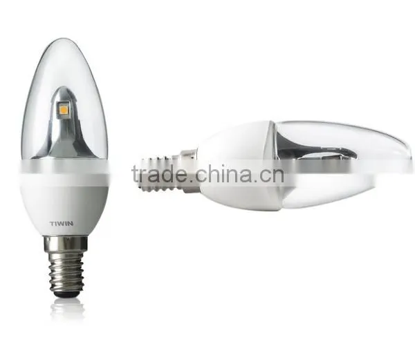 TIWIN 4W LED Candle 3000K Flameless White Body With CE,RoHS&TUV Certification photo-2