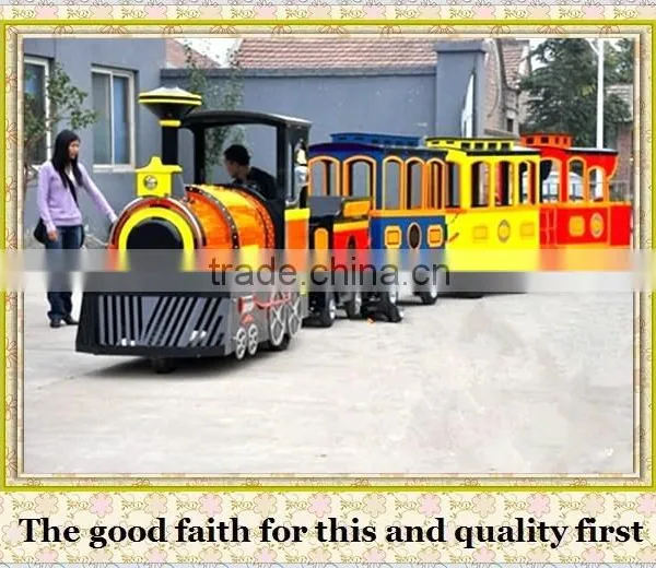 Factory Direct Rides Tourist Train Electric Train Trackless Train