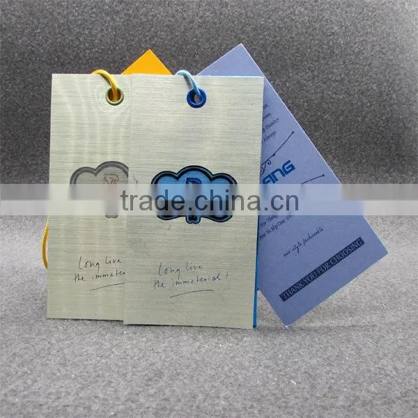 Metallic Plastic Paper Hang Tags photo-2