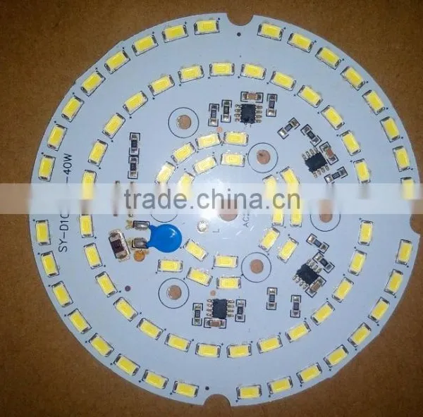 25w 30w 40w AC 220 Volt Led Light Source Module 5730SMD Aluminum Pcb Plate