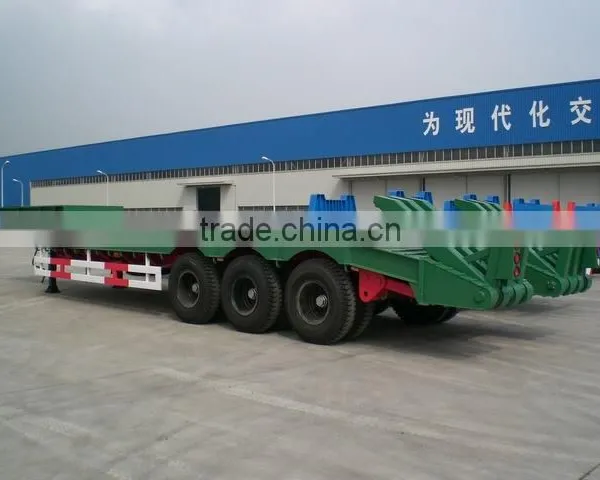 Best Selling Transportion Heavy Machinery 60T-120T Low Bed Semi Trailer photo-5