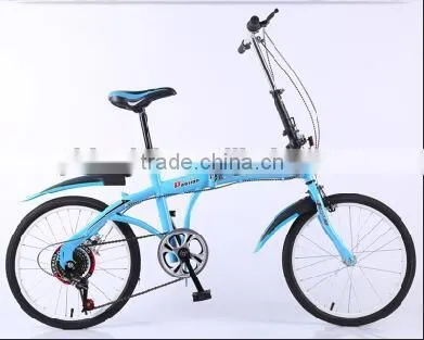 16-inch Folding Bike High-carbon Steel Bike Woman V Brake Student Bike photo-6