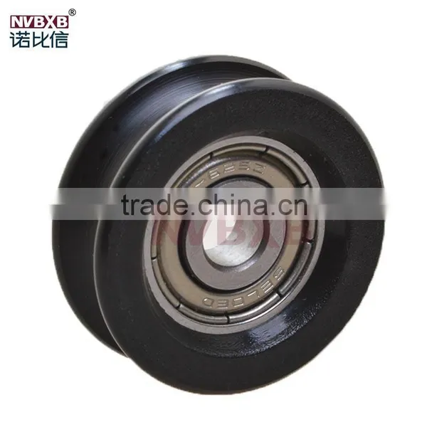 Hot Sales Roller,balck Color Single Convex Roller Plastic Window Roller Wheel With