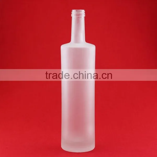 Wholesale 750ml Wine Bottles Decal Glass Spirit Bottle Hith Thin Frosted Liquor Bottles photo-6