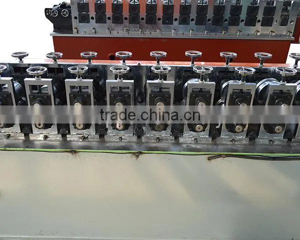 Great Building Material High Speed Steel Thin Sheet Barrel Corrugating Machine photo-4