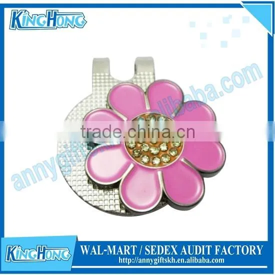 Beautiful Custom Flower Golf Hat u Shape Clip