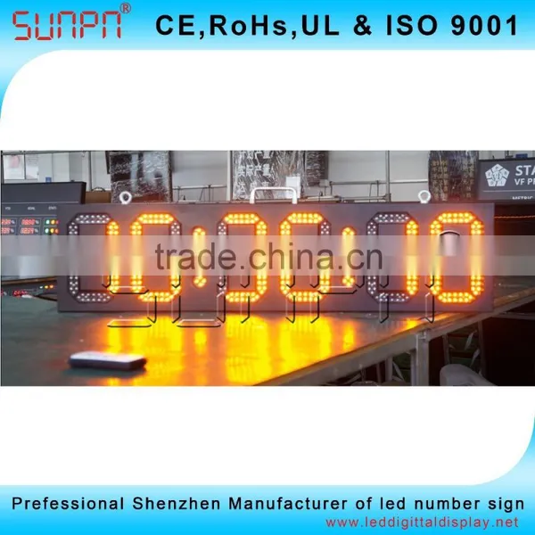 Canada Outdoor Waterproof Led Time And Temperature Sign Board 10inch photo-6