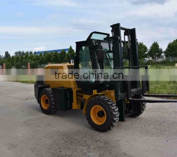 3m Lifting Height 4x4 Rough Terrain Forklift photo-2