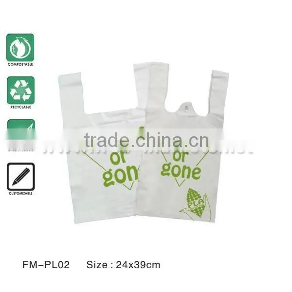 Custom Printed Degradable and Disposable PLA Transparent Bags