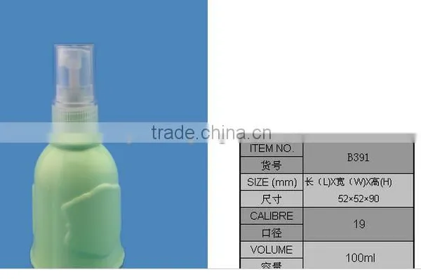 100ml Empty Skin Care PET Bottle Tonic Skin Freshener Bottle With Sprayer photo-2