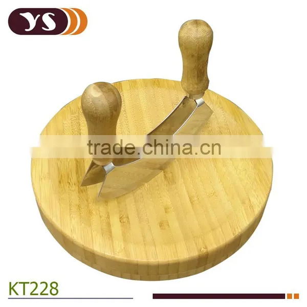 Bamboo Herb Chopper With Bamboo Board