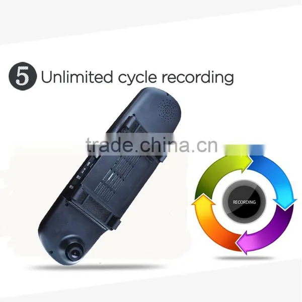 G-sensor Motion Detect Rearview Mirror Car Camera photo-6