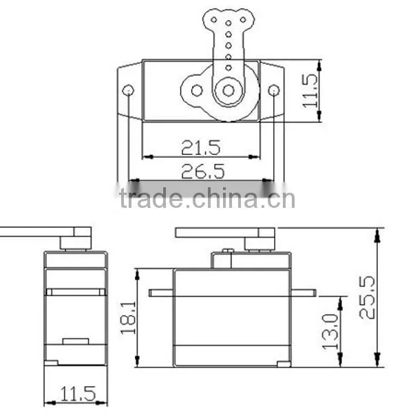 K-power P0050 5g Micro Analog RC Toy Servos Motor photo-4
