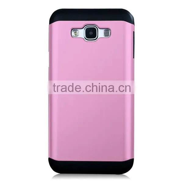 2015 Slim Colorful Armor TPU + PC Mobile Phone Case for Samsung E7,for Galaxy e7 Case,for Samsung E7 Case photo-3