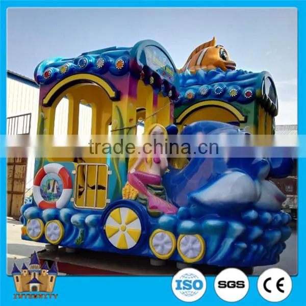 Best Selling Rides Used Playground Equipment Ocean Track Train for Kids photo-6