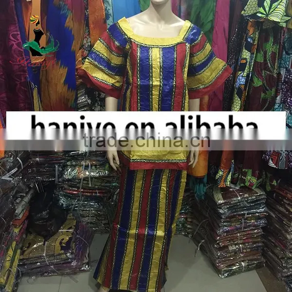 African Bazin Embroidery Design Dress 3XL Blue High Quality Bazin Rich Clothes photo-5