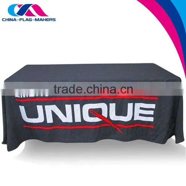 Company Logo Design Trade Activity Promotion Used Table Throw photo-4