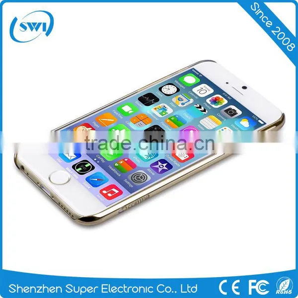 Comma Translucent Hard Plastic Case With Sparkle Crystal Rhinestone Diamond Back Skin Cover for IPhone 6 / 6S 4.7inch photo-2