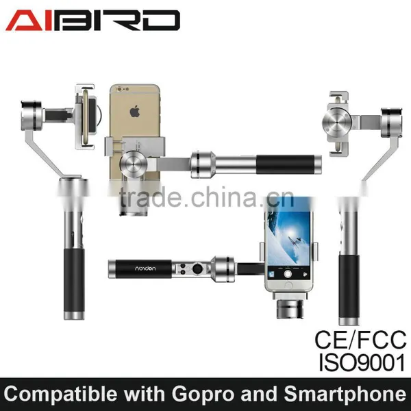 Aibird New Style Vertical Video Mode Stabilizer Gimbal for Smartphones and go Pro