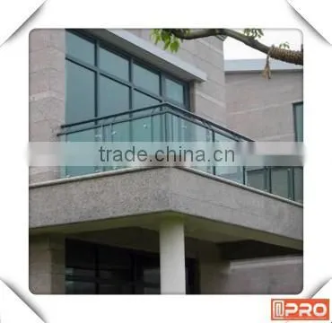 Cheap Glass Floor Mounted Balcony Railing Design Made in China photo-3