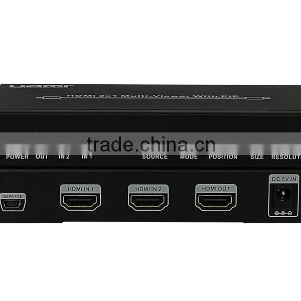 Factory Price High Speed HDMI Switch 2x1 Multi-Viewer With Picture in Picutre, Support Scaler photo-3