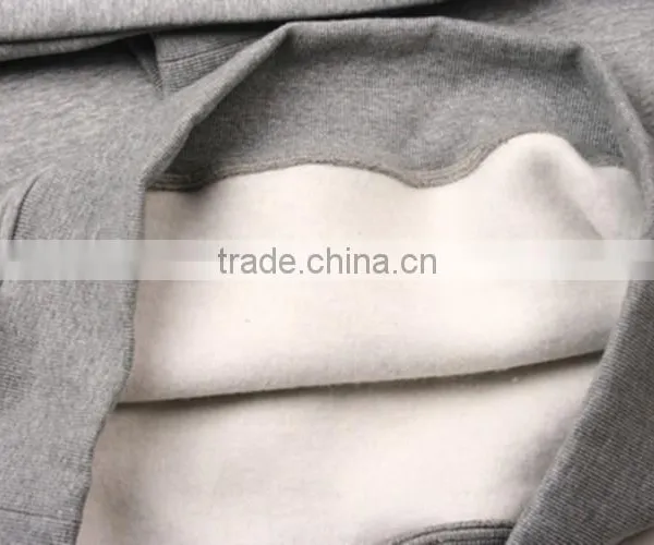 2015 Latest Design Zipper Up 100% Cotton Plain Hoodie photo-5