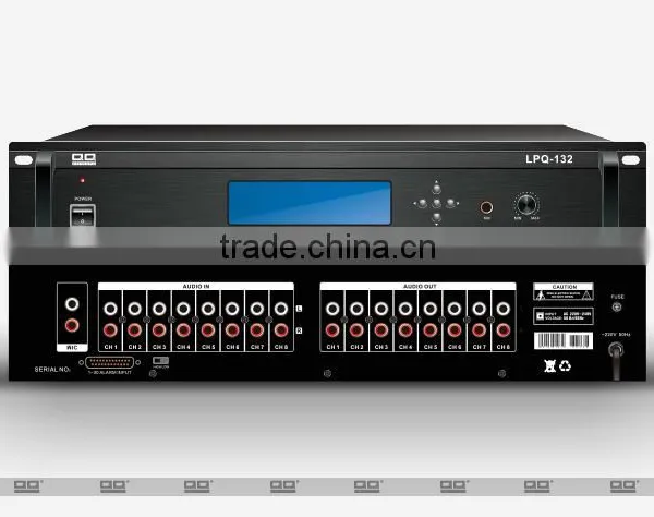Factory High Quality Digital Audio Matrix for Public Address System photo-2