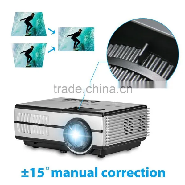 Smart Video 1500Lumens Digital Cheap Lcd Mini Projector photo-4