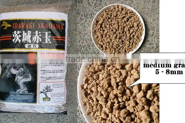 Akadama Bonsai Soil for Garden Supply / Medium Grain
