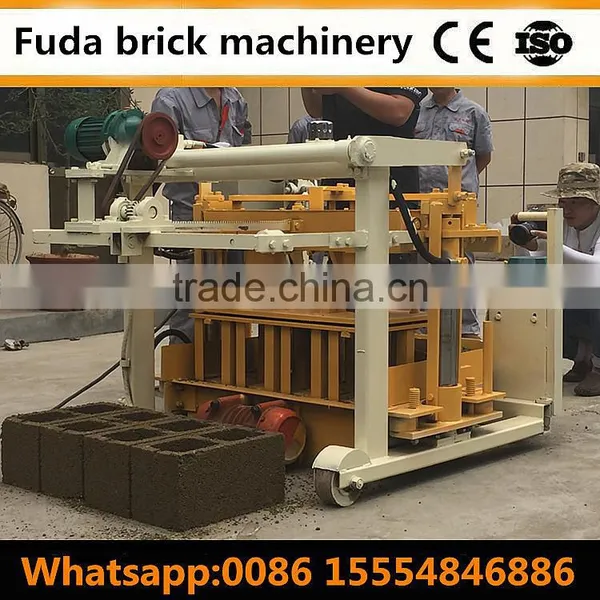 QT40-3A Moving Cement Solid Brick Making Machine Price in Pure photo-3