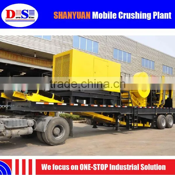 Mobile Crushing Plant Jaw Impact Cone Crusher Good Price for Sale photo-2