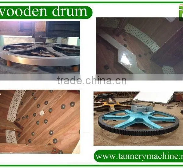 Supply Leather Material Overloading Wooden Drum for Soaking/Liming/Tanning photo-3