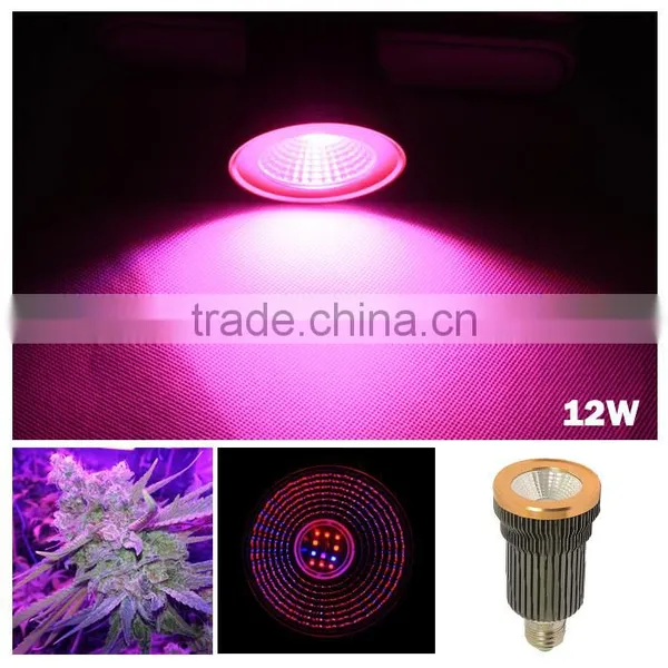 E27 12W LED Plant Grow Light Bulb for Flowering Plant Vegetables, 12 LED Energy Saving Spotlight Downlight Plant Light Bulb photo-4