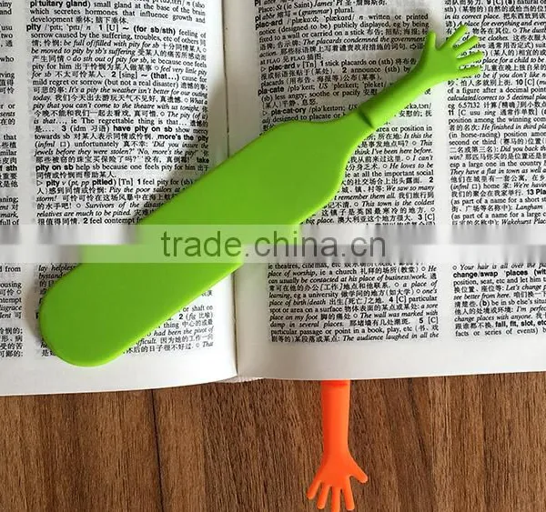 2016 Trending Products, Palm/finger Silicone Bookmarks, Anime Bookmark China Supplier photo-3