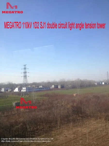 MEGATRO 110kV 1D2 SJ1 Double Circuit Light Angle Tension Tower photo-2