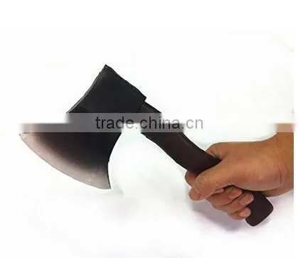 Wood Effect Axe Toy Plastic 59cm Long Hand Held Fancy Dress Viking Accessory photo-2