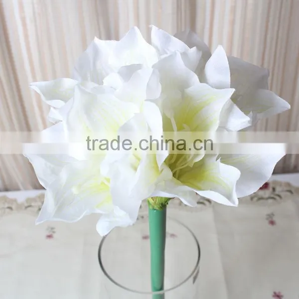 SJ13001116 Artificial Clivia Flower/silk Kaffir Lily Flores photo-3