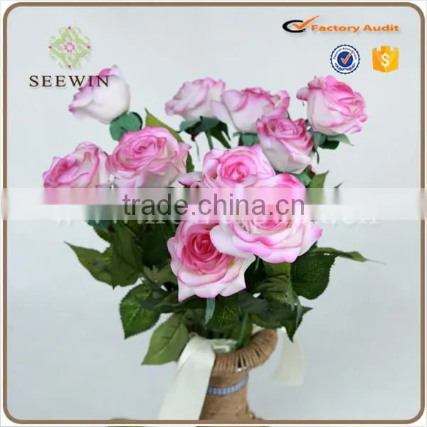 Valentine Single Real Touch Artificial Rose Flower photo-2