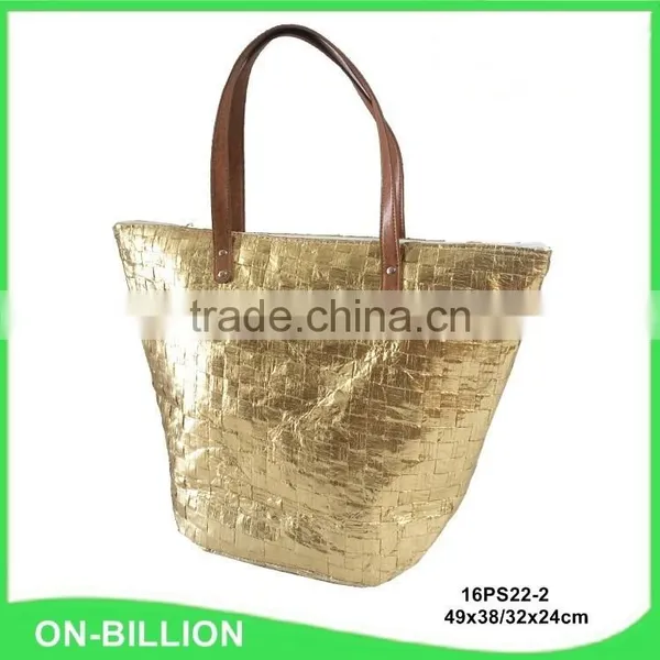 2016 Popular Bling Bling Paper Straw Cheap Handmade Bag photo-2