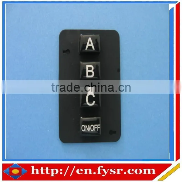 High Quality Membrane Silicone Rubber Press Keypad With Carbon Pills photo-4