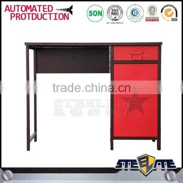 Direct Supplier Simple Korean Bookshelf Desk Desktop Computer Desk photo-4