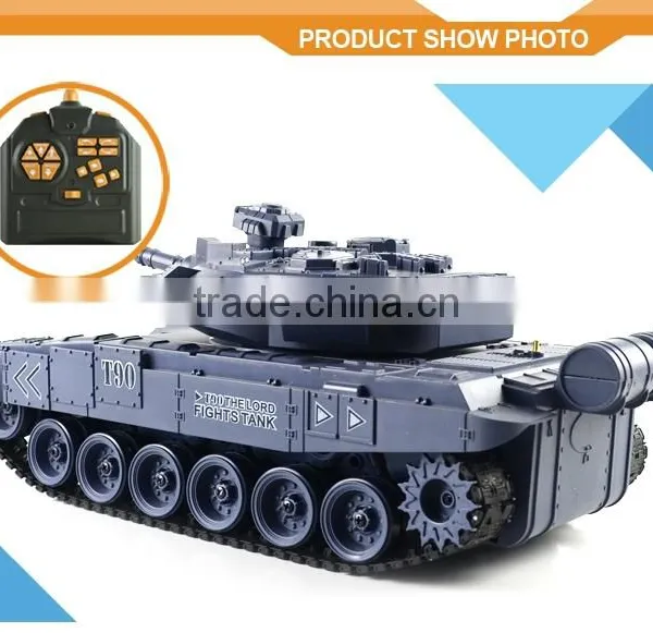 2.4G Military Tank Toy 1 8 Scale rc Tanks With Sound and Light, Radiator Plastic Tanks photo-2