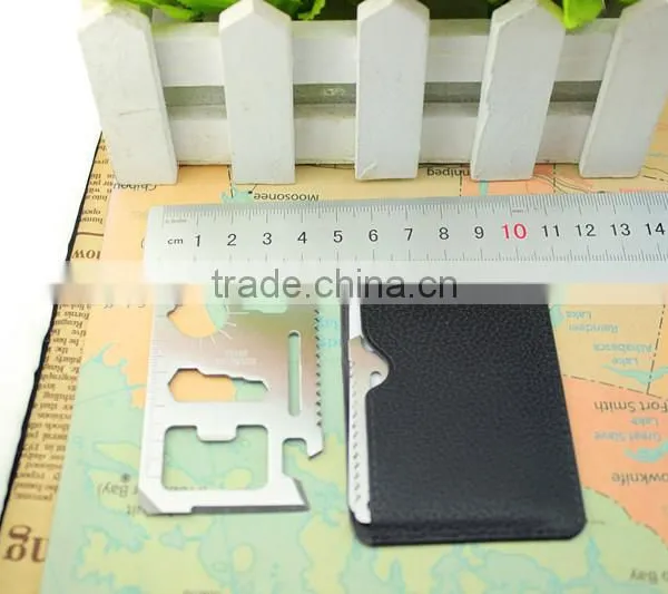 Very Useful Outdoor Camping 15 in 1 Credit Card Multi Tool Military Card Knife photo-3